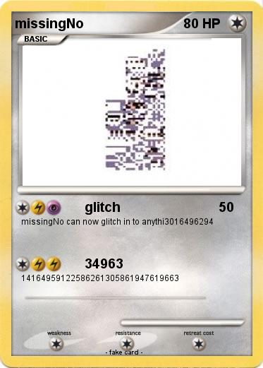 Pokemon missingNo
