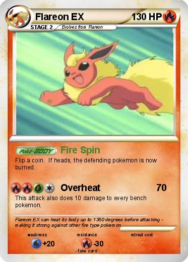 Pokemon Flareon EX