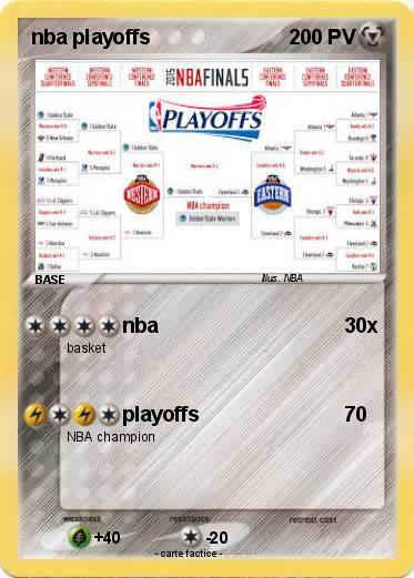 Pokemon nba playoffs