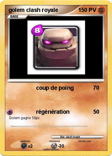Pokemon golem clash royale