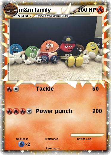 Pokemon m&m family