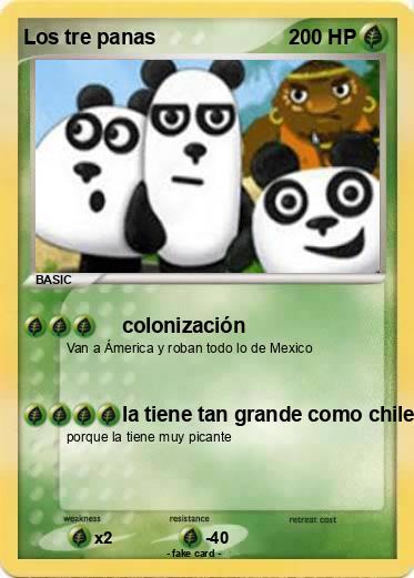 Pokemon Los tre panas