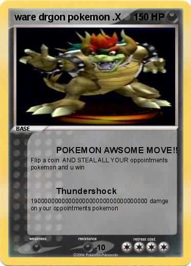Pokemon ware drgon pokemon .X