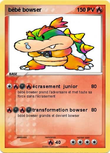 Pokemon bébé bowser