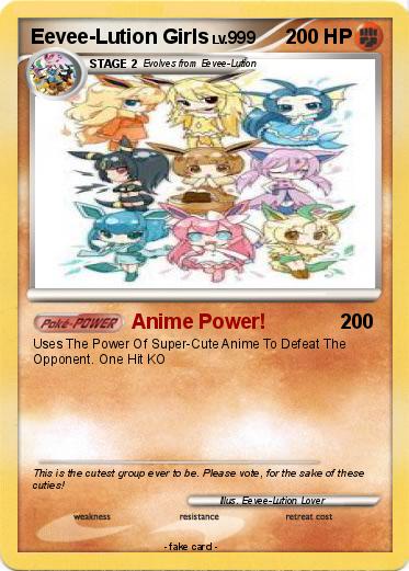 Pokemon Eevee-Lution Girls
