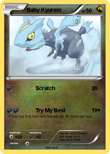 Pokemon Baby Kyurem