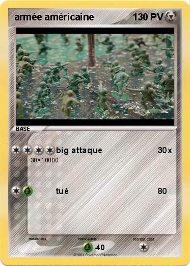 Pokemon armée américaine