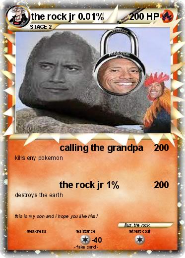 Pokemon the rock jr 0.01%