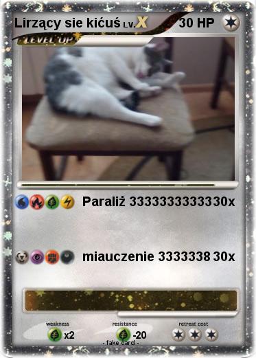 Pokemon Lirzący sie kićuś
