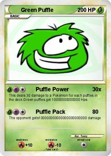 Pokemon Green Puffle