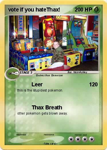 Pokemon vote if you hateThax!