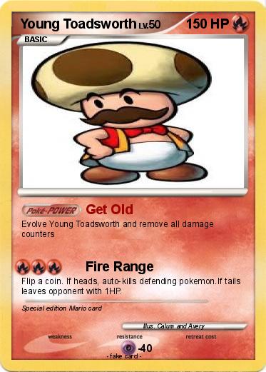 Pokemon Young Toadsworth