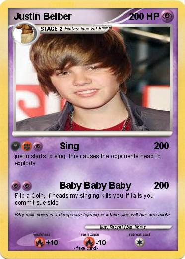 Pokemon Justin Beiber