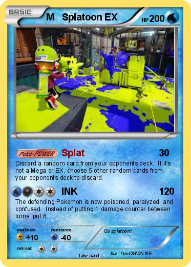 Pokemon M   Splatoon EX