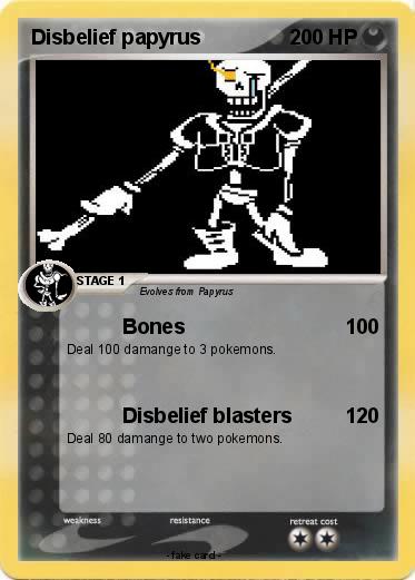 Pokemon Disbelief papyrus
