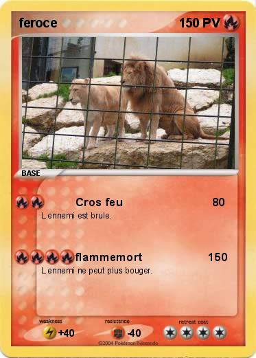 Pokemon feroce