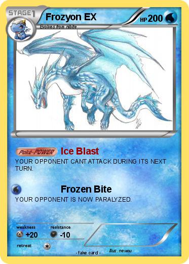 Pokemon Frozyon EX