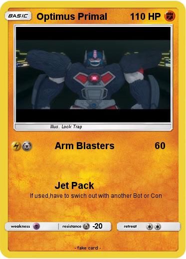 Pokemon Optimus Primal