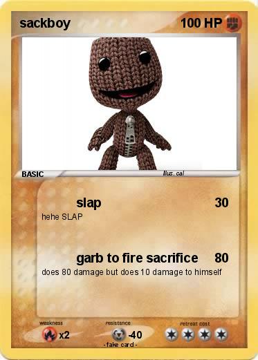 Pokemon sackboy