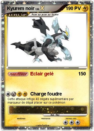 Pokemon Kyurem noir