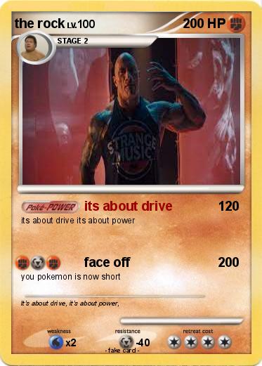 Pokemon the rock