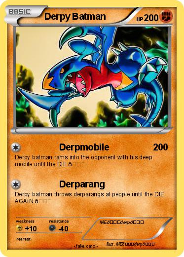 Pokemon Derpy Batman