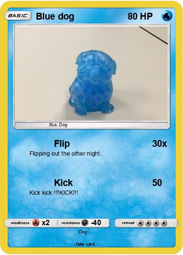 Pokemon Blue dog