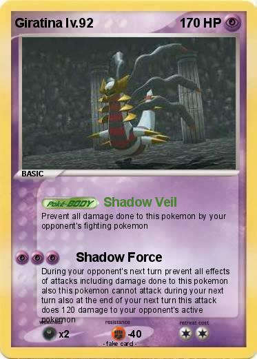 Pokemon Giratina lv.92