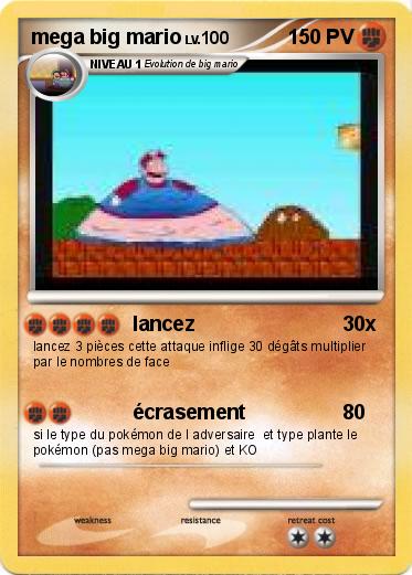 Pokemon mega big mario