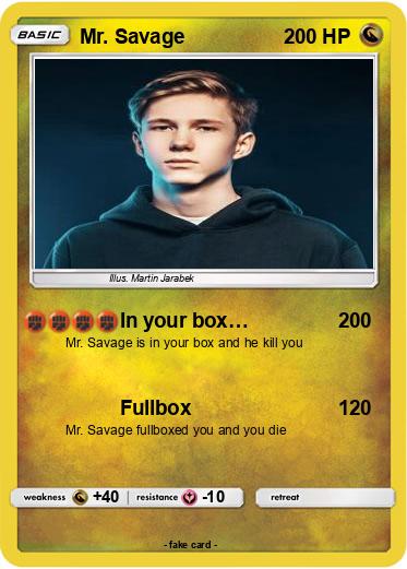 Pokemon Mr. Savage