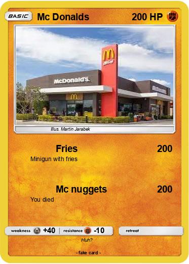 Pokemon Mc Donalds