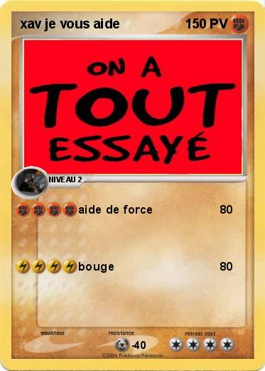 Pokemon xav je vous aide