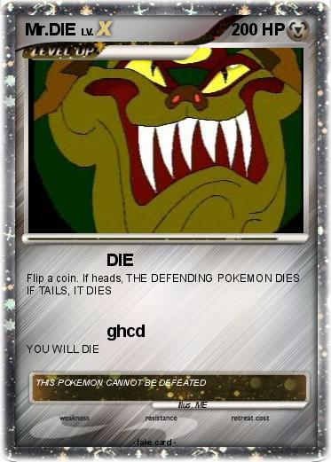 Pokemon Mr.DIE