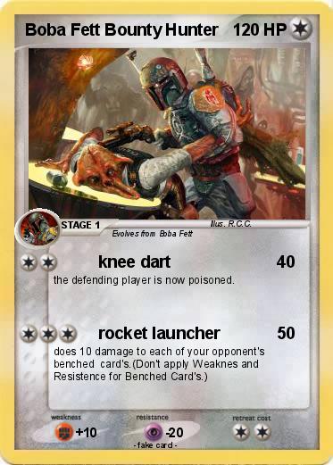 Pokemon Boba Fett Bounty Hunter