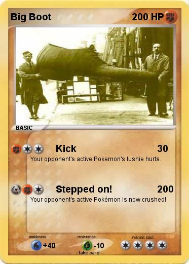 Pokemon Big Boot