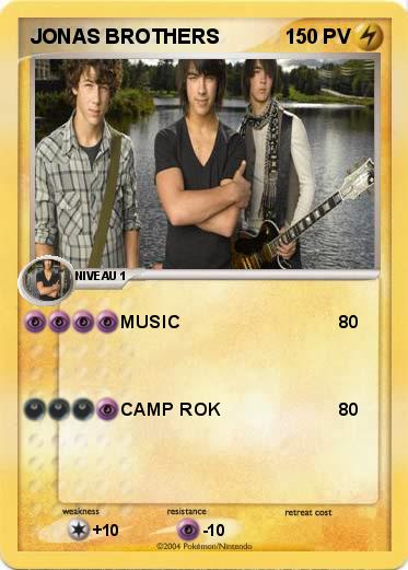 Pokemon JONAS BROTHERS