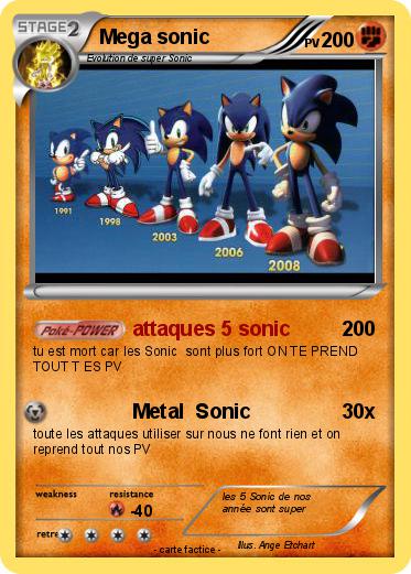Pokemon Mega sonic