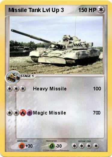 Pokemon Missile Tank Lvl Up 3