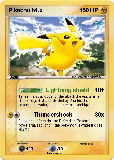 Pokemon Pikachu lvl.x