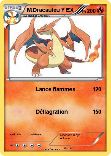 Pokemon M.Dracaufeu Y EX