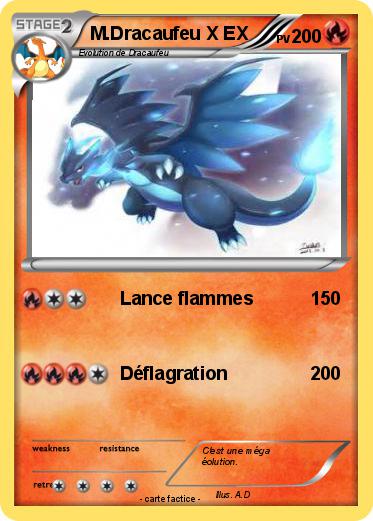 Pokemon M.Dracaufeu X EX