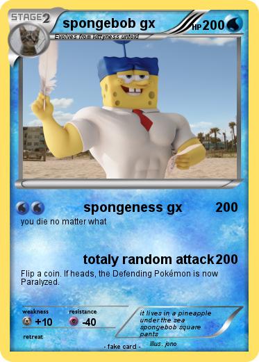 Pokemon spongebob gx