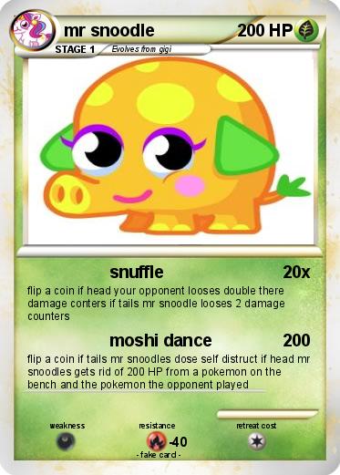Pokemon mr snoodle