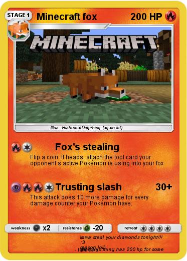Pokemon Minecraft fox