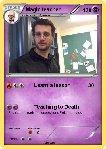 Pokemon Magic teacher