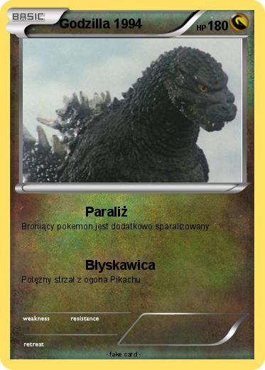 Pokemon Godzilla 1994