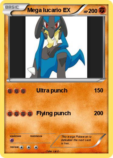 Pokemon Mega lucario EX