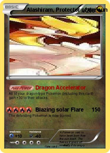 Pokemon Alashiram, Protector of the sun