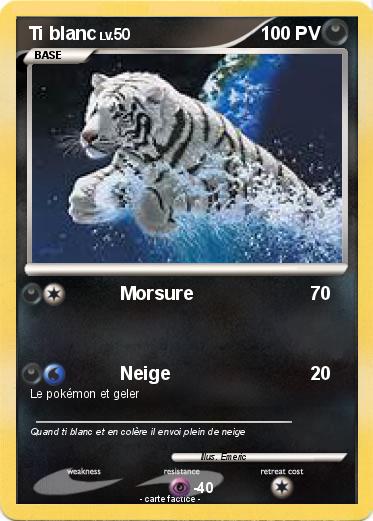 Pokemon Ti blanc
