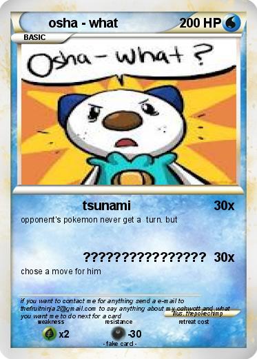 Pokemon osha - what